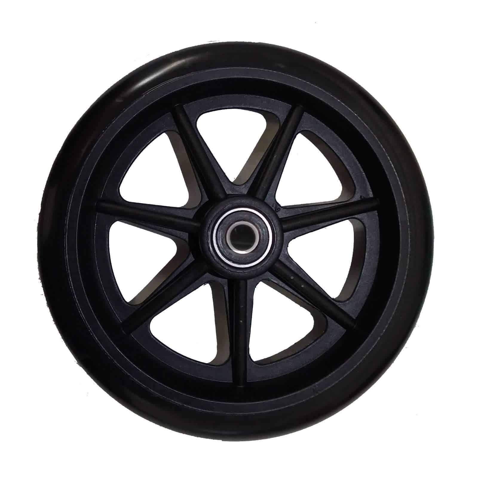 Stander Walker Replacement 6" Wheels - For the EZ Fold N' Go Walker - Set of 2-Black - Senior.com